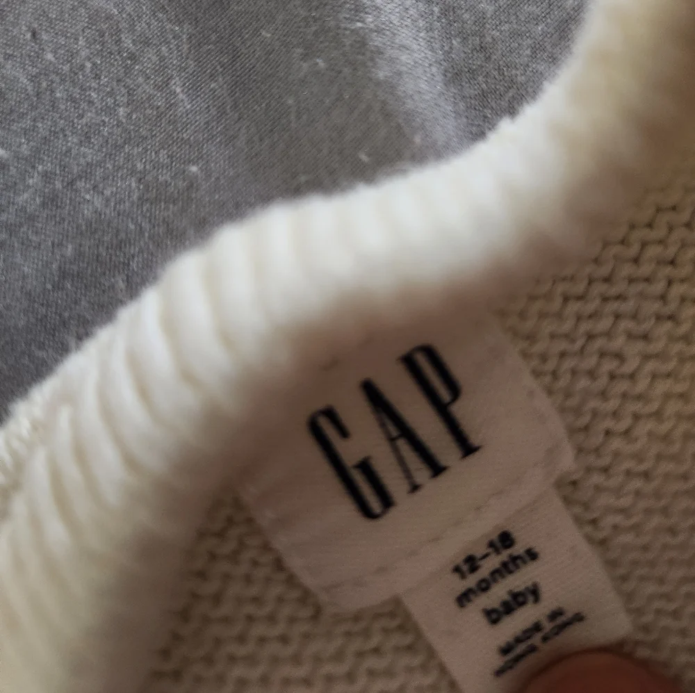 GAP Knit Long Sleeve Colorful Polkadot Sweater